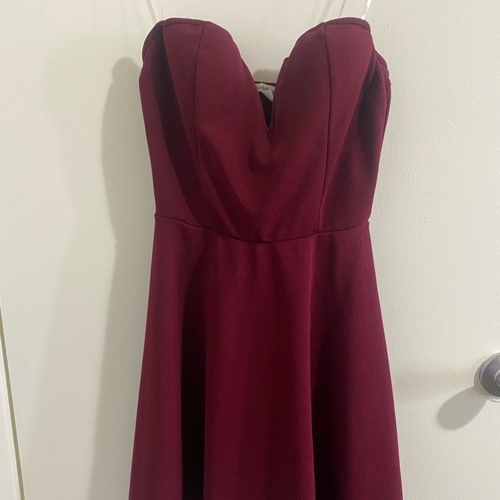 Strapless dress